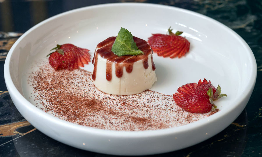 Panna cotta de coco