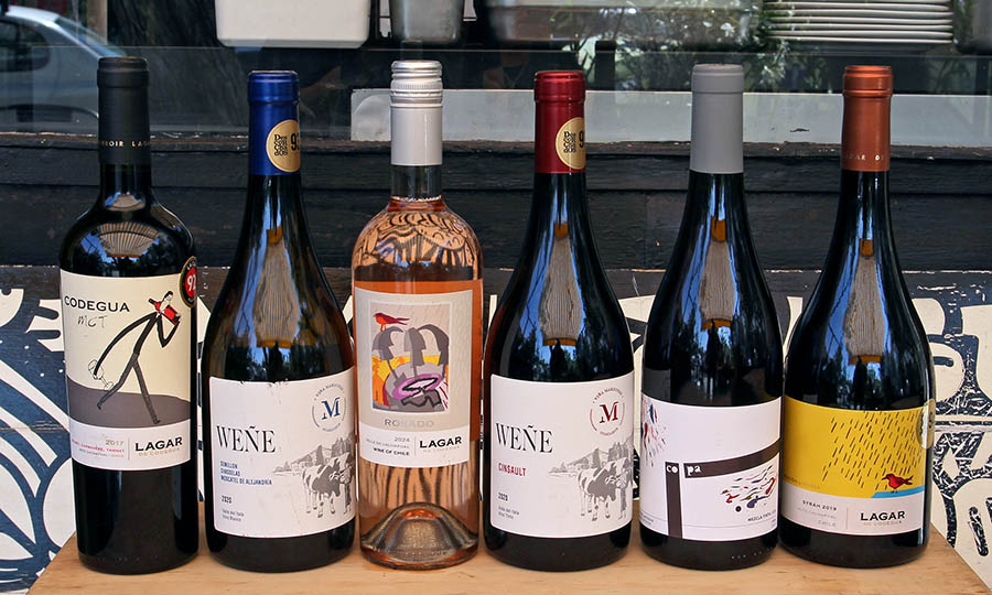 Parte de la buena seleccin de vinos