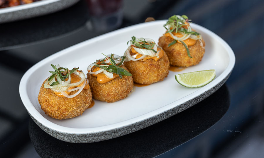 Ricas Croquetas de cangrejo
