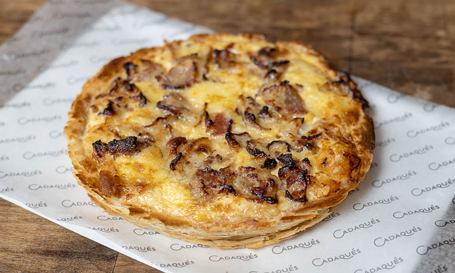 Quiche de lorraine muy francés