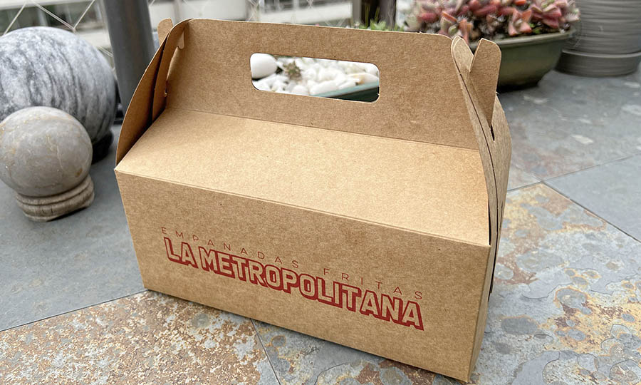 El acertado empaque -para llevar- de La Metropolitana empanadas