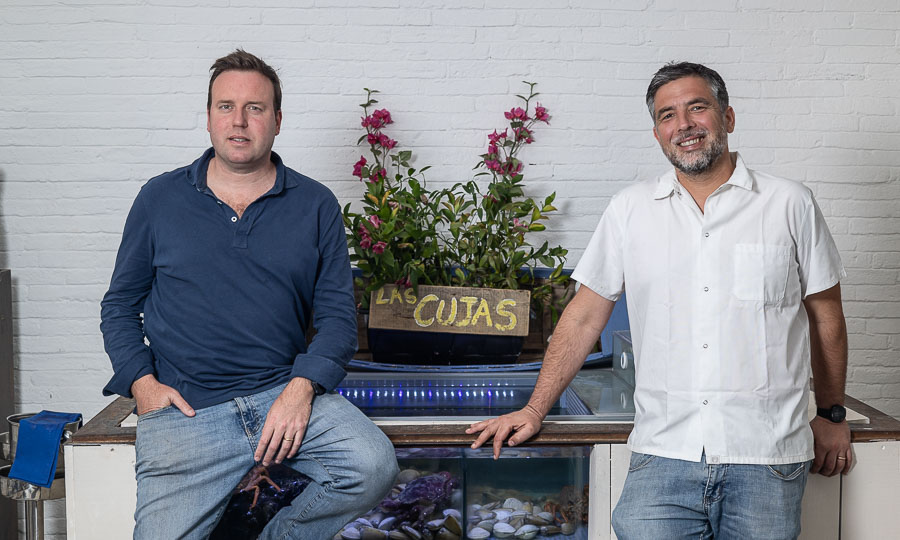 Max Raide y el chef Antonio Moreno