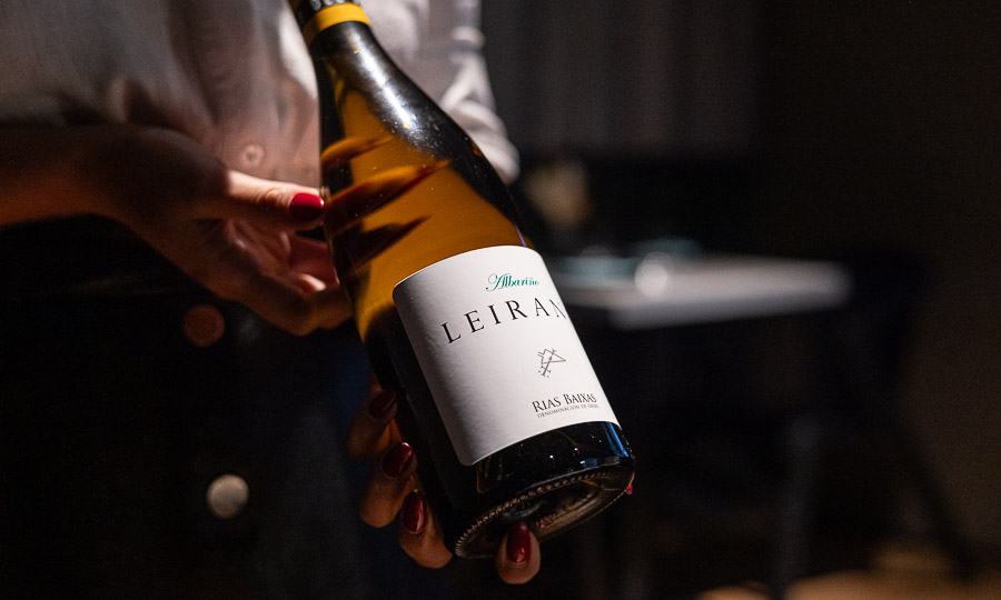 Vino blanco cepa Leirana Albario de Forjas de Salns, Espaa