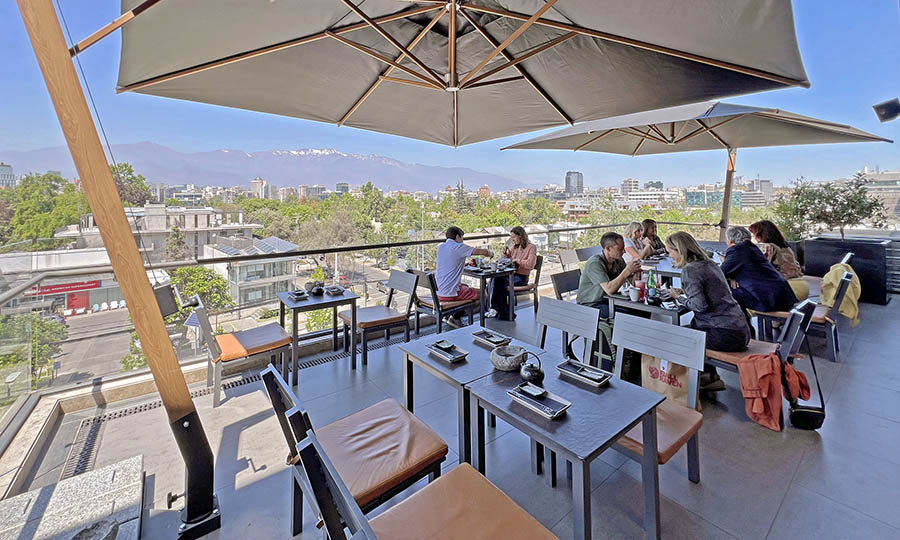 La terraza oriente de Fukasawa