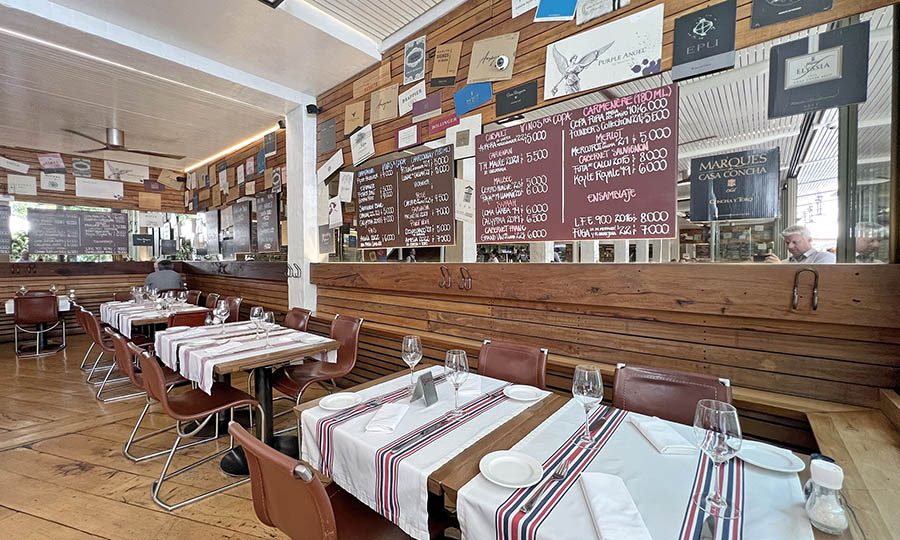 Saln norte del restaurante Baco