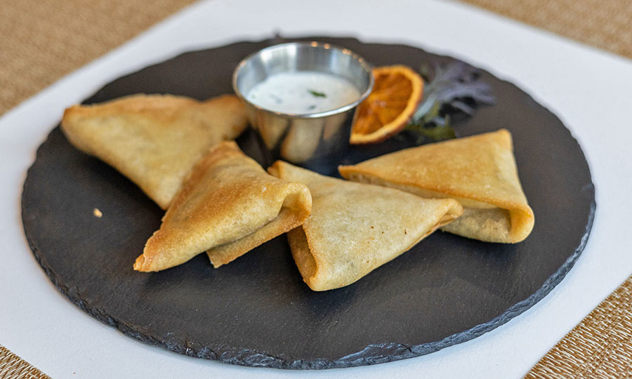 Samosas de championes - Ibis Restaurant