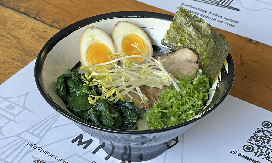 Ramen Tonkotsu de cerdo - Mitani Ramen