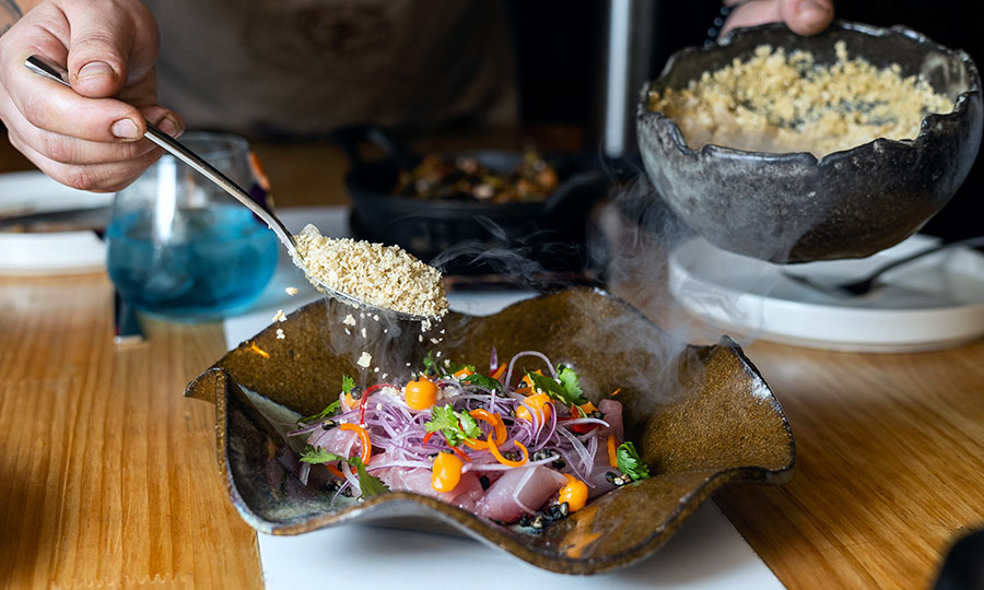 French garden (ceviche reversionado)