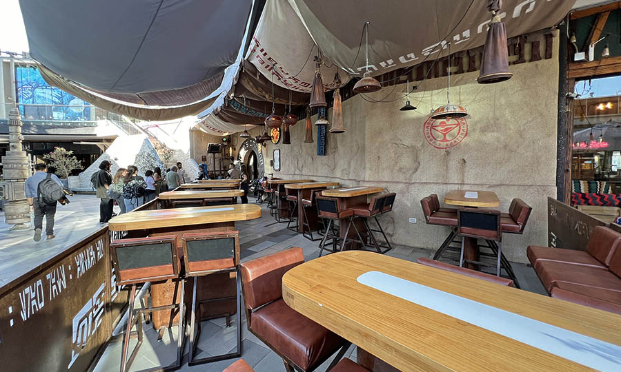 La terraza de Nowas Cantina en Centro Parque - Nowas Cantina