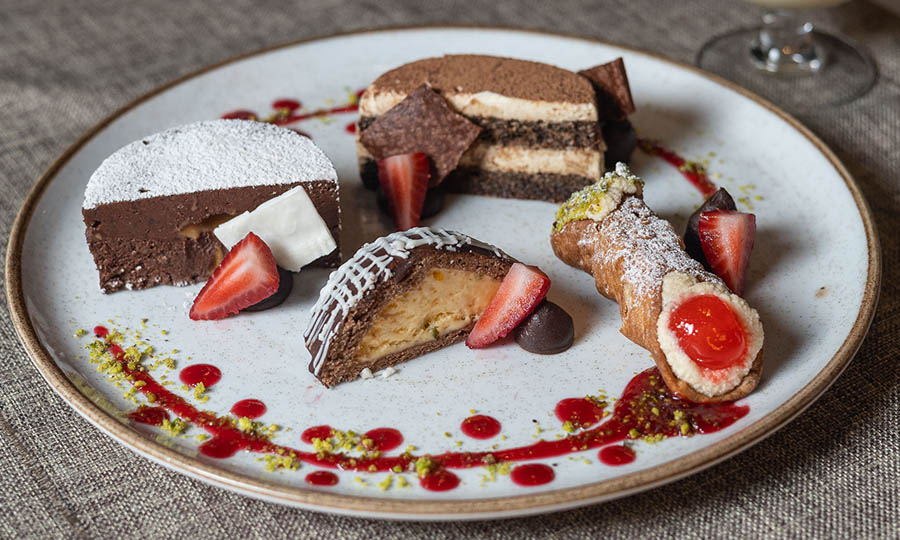 Degustacin de postres italianos (en carta)