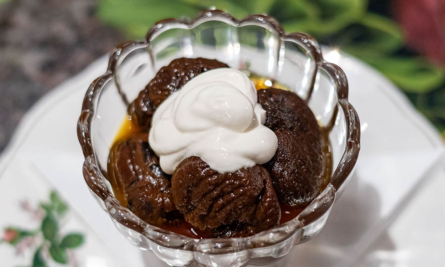 Postre de Castañas enteras con crema - La Flaca MUT
