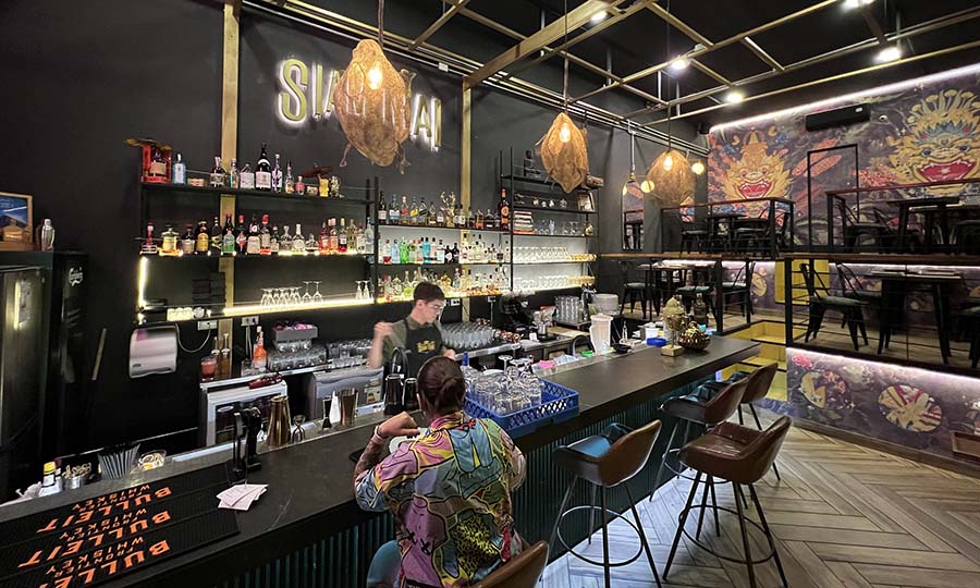 La barra de Siam Thai