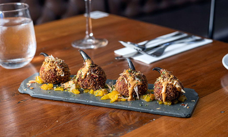 Sabrosas Croquetas de pinza de jaiba 