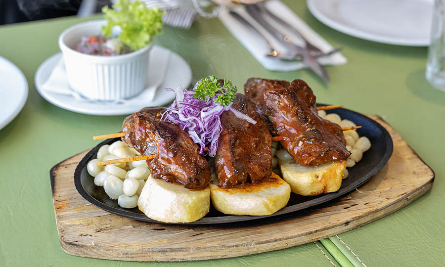 Brochetas de corazn
