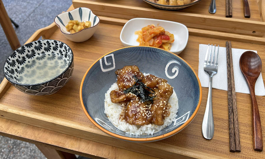 Set menu teishoku del dia