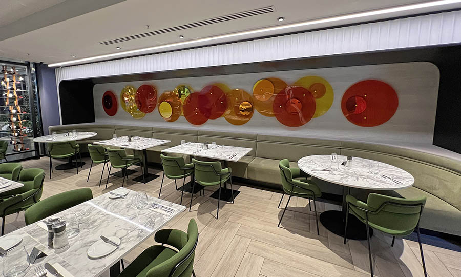 El restaurante Lila del Hotel Pullman