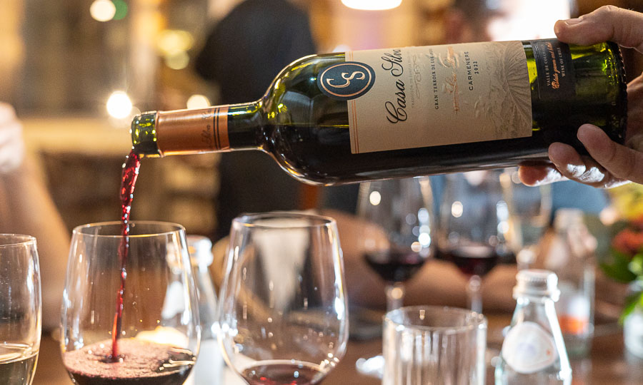 La protagonista presencia de los vinos de Casa Silva