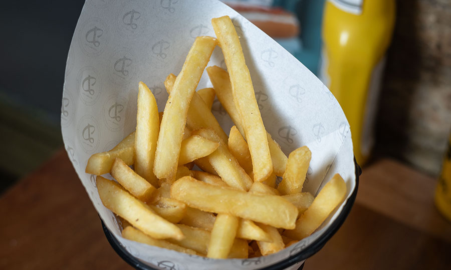 Papas fritas en cono