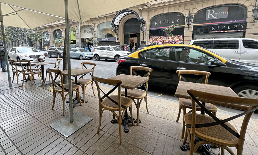 La terraza del Domin de Agustinas, por Agustinas - Domin - Agustinas (El Original)