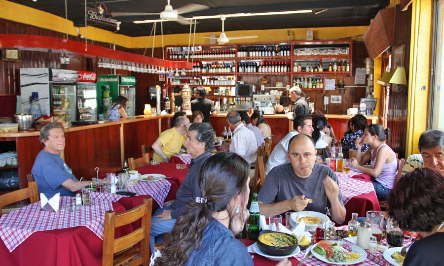 Los salones interiores de Galindo