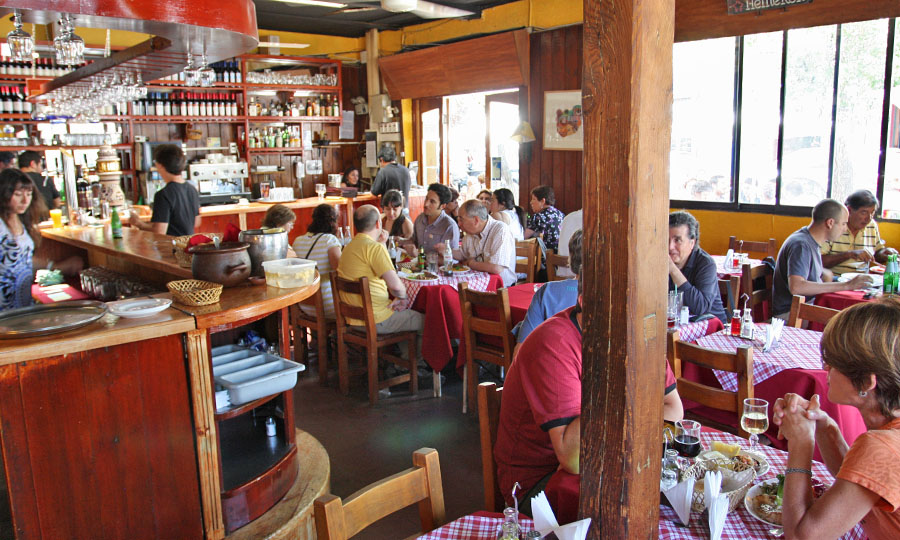 Los salones interiores de Galindo
