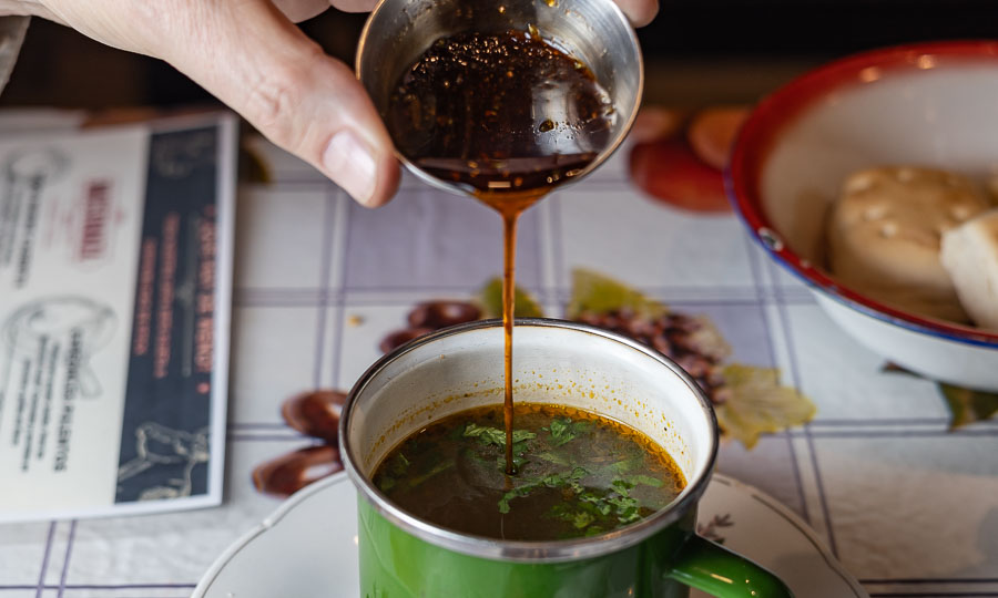 Especiado consom como la Sopita del da  - La Flaca MUT