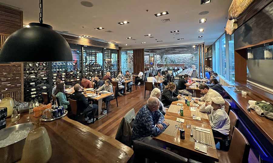 Saln compartido del restaurante Catae y Shinsei