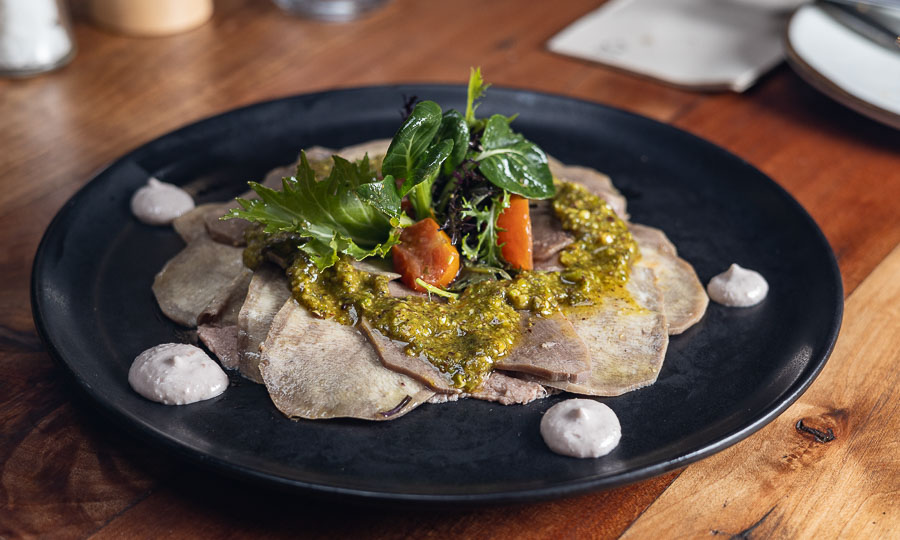 Fabuloso Carpaccio de lengua