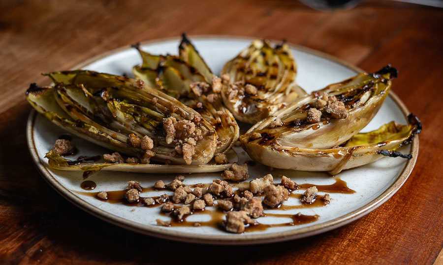 Endivias caramelizadas de acompaamiento