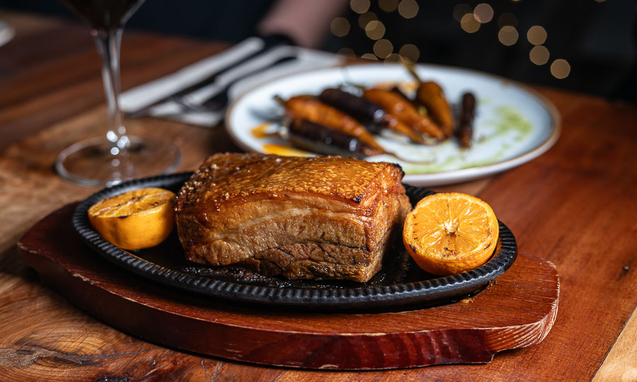 Gran trozo de Pork belly