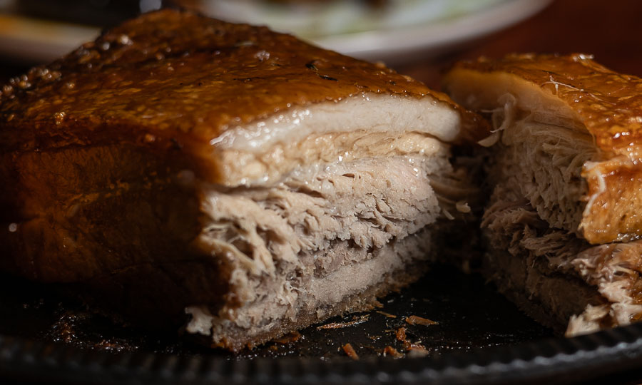 Gran trozo de Pork belly
