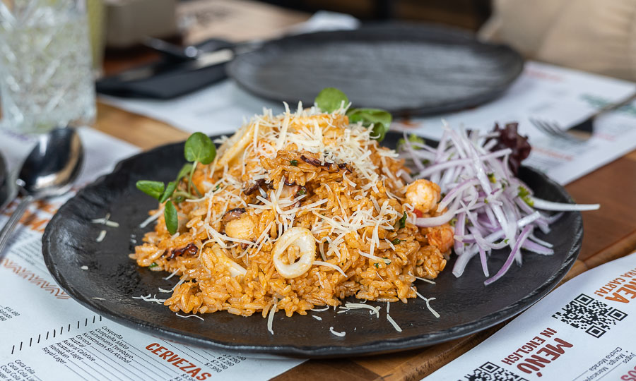 Arroz con mariscos 