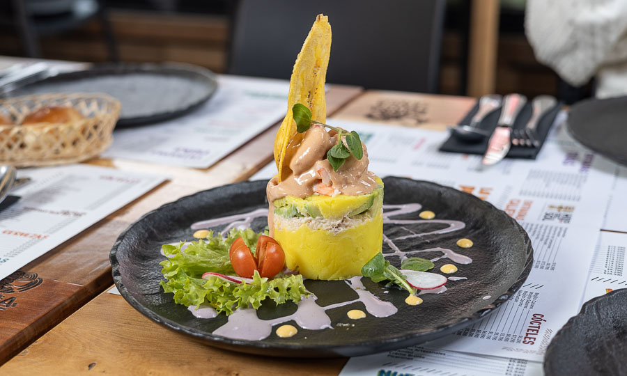 Causa de camarn y jaiba