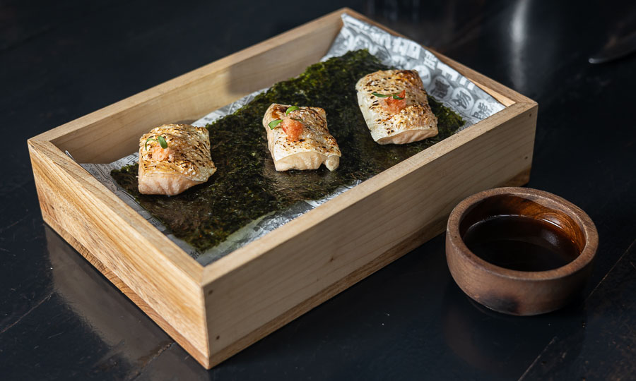 Sake belly de salmón