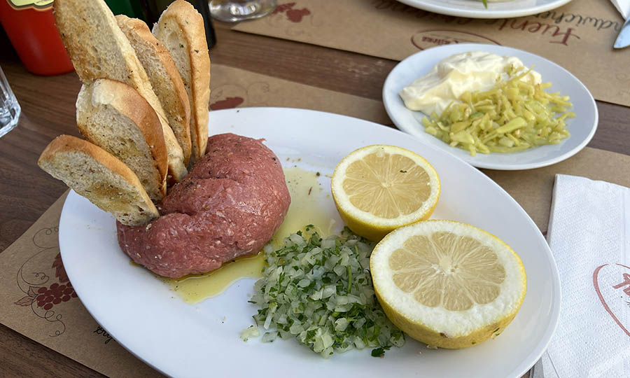 Crudo a la chilena normal