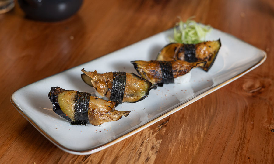 Nigiri de berenjena