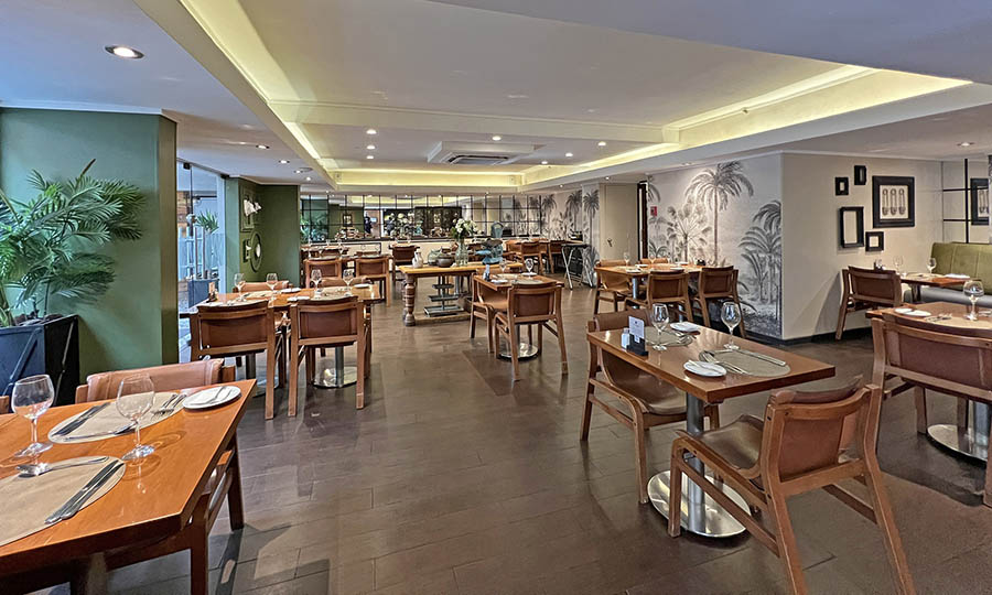 El saln principal del restaurante Rugendas