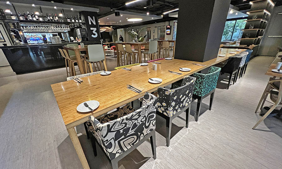 El saln principal del N3 Restaurante