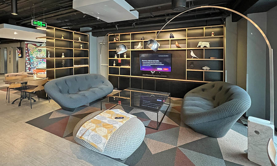 Area de lounge del N3 Restaurante