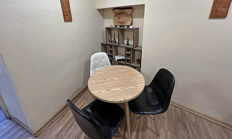Area de Co-Work de Caf Culturia en Putaendo