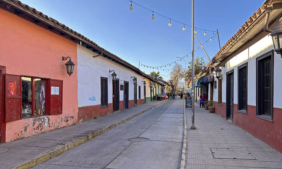 La patrimonial es histrica Calle Comercio de Putaendo