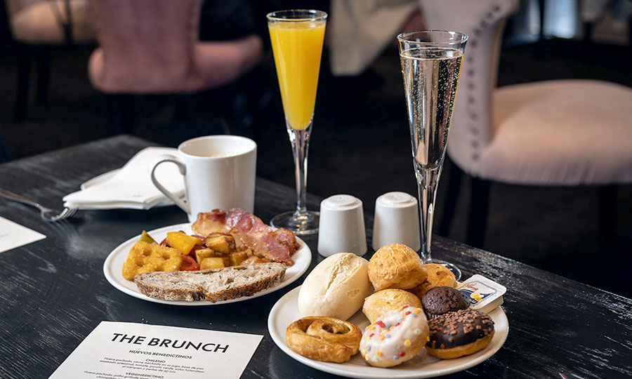 Inicio con Espumante y Mimosa en el The Brunch