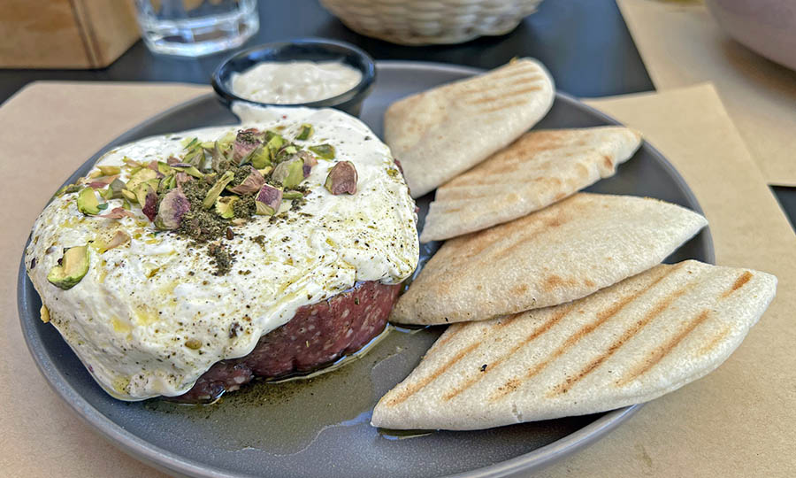 La recomenadda Torta de kubbe y labneh de Semsem