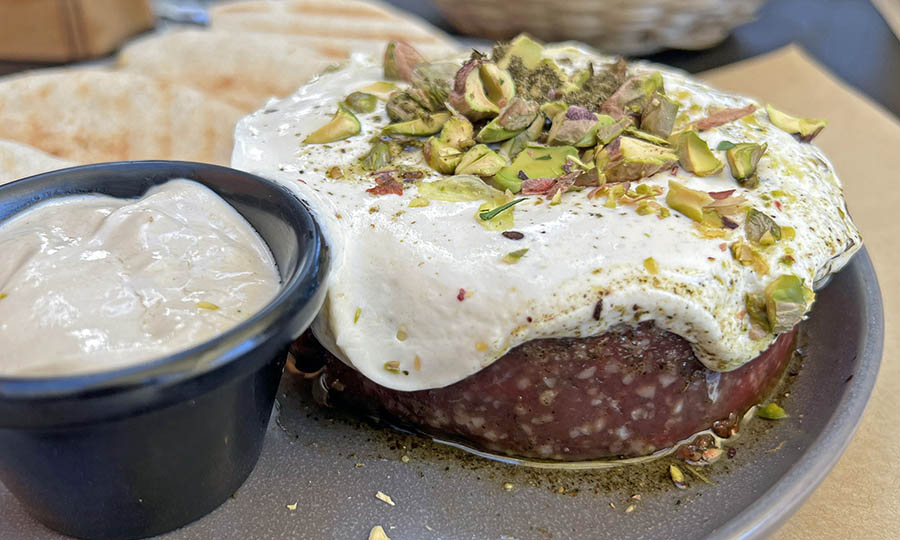 La recomenadda Torta de kubbe y labneh de Semsem