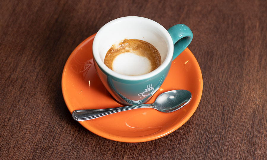 Caf Machiatto de especialidad