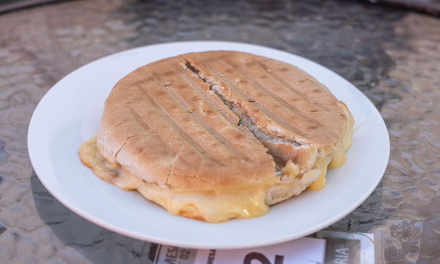 Sndwich prensado de jamn queso