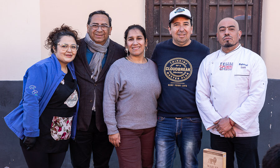 Parte del equipo de Caf Culturia en Putaendo