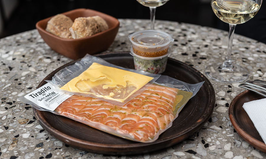 Sorprendente Tiradito de salmón fusión