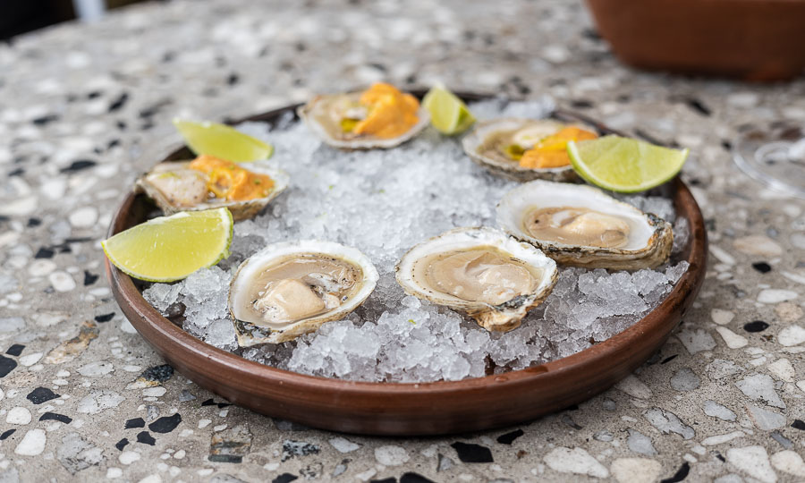 Degustación de ostras, a elección, de a una