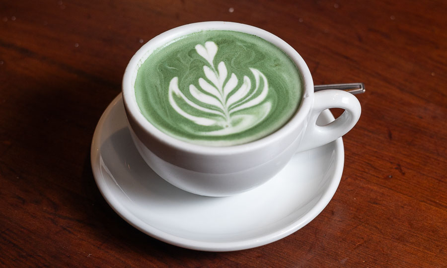 Caf Latte romance verde